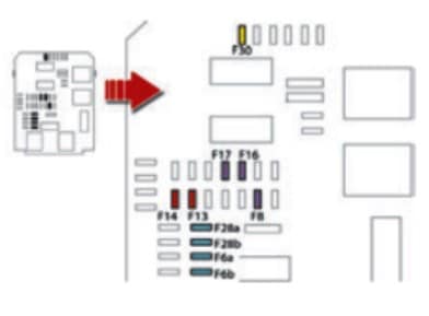 DS5 (2011-2018) - skrzynka bezpieczników i przekaźników