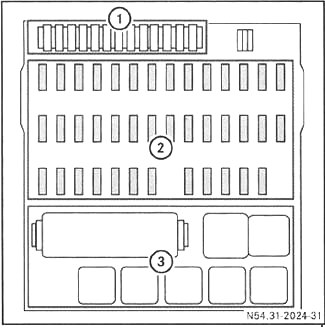 Mercedes-Benz Axor (2004-2014) - skrzynka bezpieczników i przekaźników