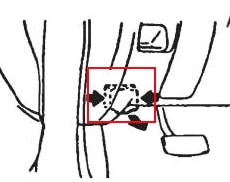 Mitsubishi Colt 5 (1994-2002) - skrzynka bezpieczników i przekaźników