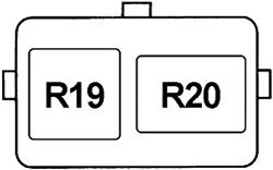 Mitsubishi Pajero (1999-2006) - skrzynka bezpieczników i przekaźników