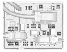 Opel Cascada (2013-2019) - skrzynka bezpieczników i przekaźników