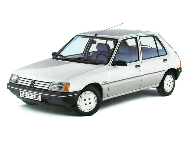 Peugeot 205 (1995-1998) - skrzynka bezpieczników i przekaźników