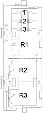 Dodge Charger (2005-2010) - skrzynka bezpieczników i przekaźników