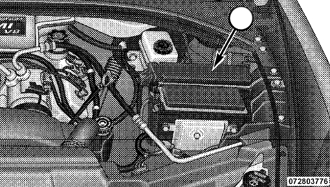 Dodge Durango (2004-2009) - skrzynka bezpieczników i przekaźników