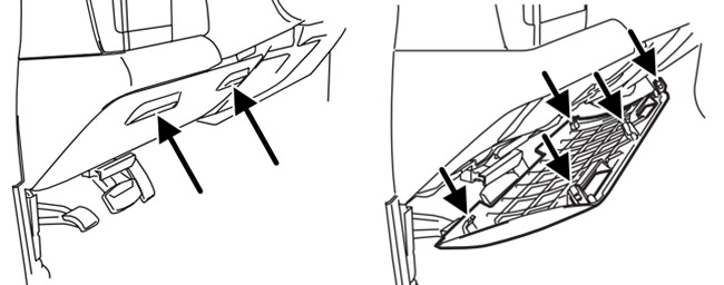 Ford F-250, F-350, F-450, F-550 (2002-2007) - skrzynka bezpieczników i przekaźników