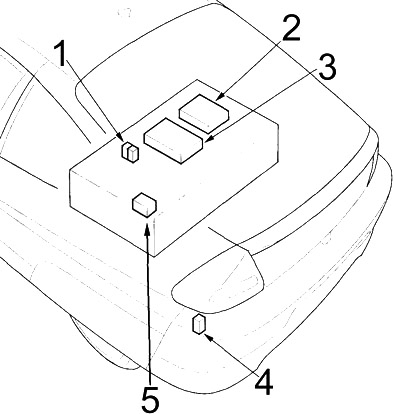 Honda Insight (2000-2006) - skrzynka bezpieczników i przekaźników