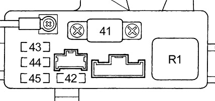 Honda Odyssey RA (1994-1998) - skrzynka bezpieczników i przekaźników
