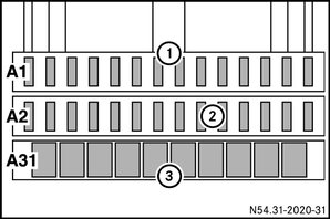 Mercedes-Benz Zetros - skrzynka bezpieczników i przekaźników