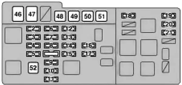 Lexus RX 300 (XU10) (1999-2003) - skrzynka bezpieczników i przekaźników