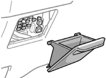 Toyota Camry XV20 (1996-2001) - skrzynka bezpieczników i przekaźników