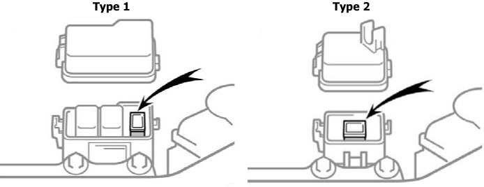 Toyota Camry XV20 (1996-2001) - skrzynka bezpieczników i przekaźników