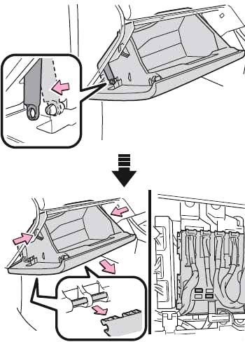 Toyota Corolla (2013-2018) - skrzynka bezpieczników i przekaźników