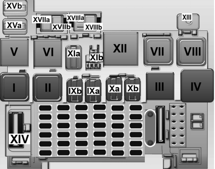 Chevrolet Agile (2009-2013) - skrzynka bezpieczników i przekaźników