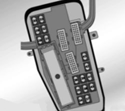 Chevrolet Montana i Tornado (2003-2010) - skrzynka bezpieczników i przekaźników