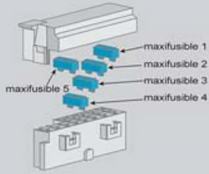 Chevrolet Prisma i Celta (2010-2012) - skrzynka bezpieczników i przekaźników