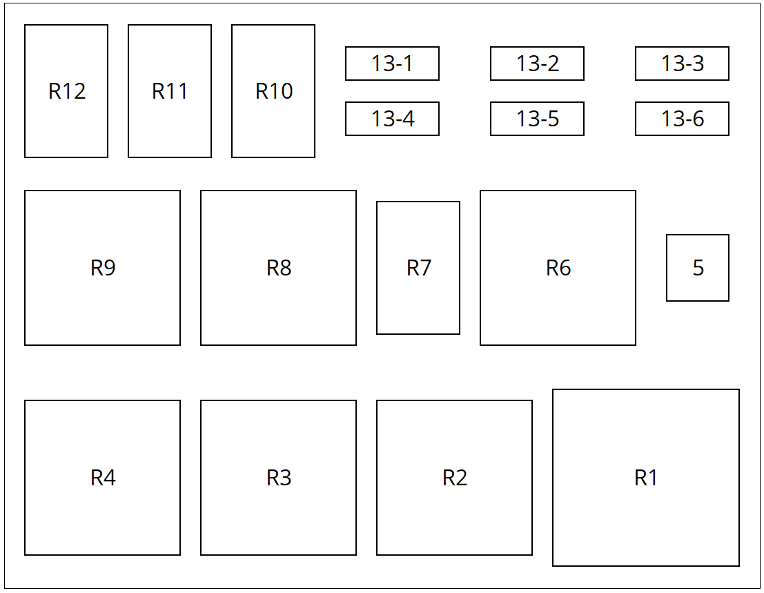Daewoo Espero (1995-2000) - skrzynka bezpieczników i przekaźników