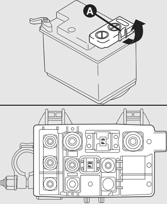 Fiat Palio, Siena, Strada (2010-2012) - skrzynka bezpieczników i przekaźników