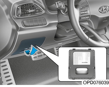 Hyundai i30 (2021-2022) - skrzynka bezpieczników i przekaźników