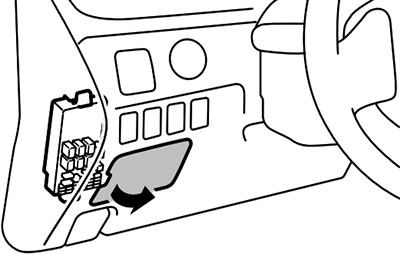 Mitsubishi Pajero Sport (2019-2021) - skrzynka bezpieczników i przekaźników