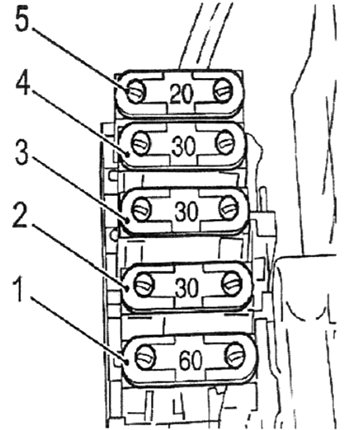 Suzuki Fun (2004-2010) - skrzynka bezpieczników i przekaźników
