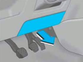 Volkswagen Fox (2010-2014) - skrzynka bezpieczników i przekaźników