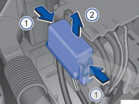 Volkswagen Gol i Voyage (2013-2018) - skrzynka bezpieczników i przekaźników