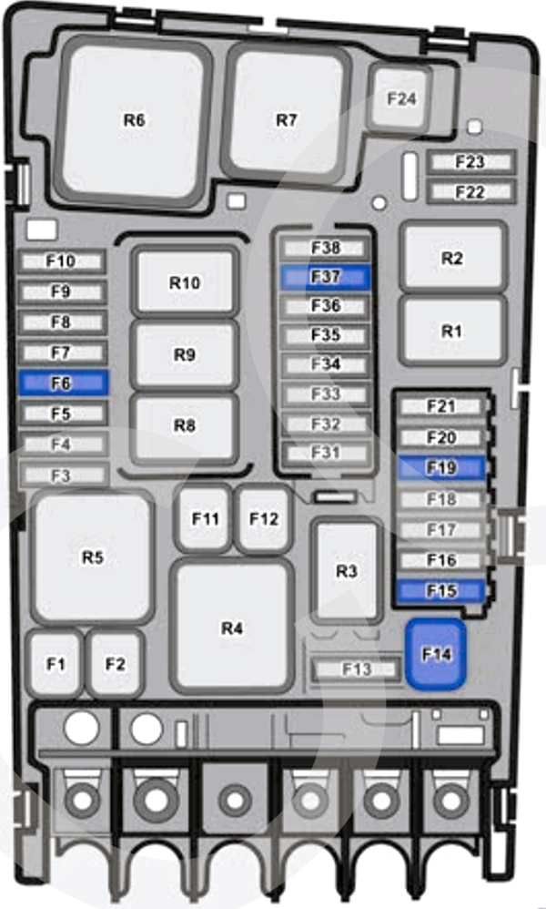 Volkswagen Taos (2021-2022) - skrzynka bezpieczników i przekaźników