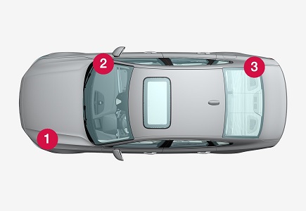 Volvo S90 (2017) - skrzynka bezpieczników i przekaźników