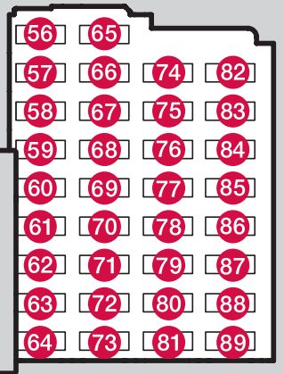 Volvo V40 (2013-2014) - skrzynka bezpieczników i przekaźników