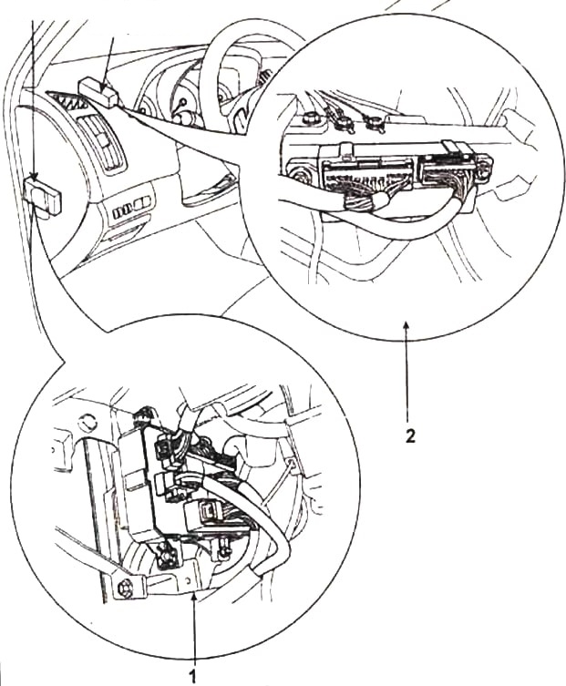 Hyundai Elantra HD (2007-2010) - skrzynka bezpieczników i przekaźników