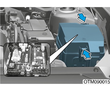 Hyundai Santa Fe (2021-2022) - skrzynka bezpieczników i przekaźników