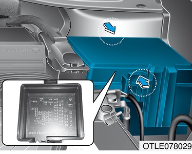 Hyundai Tucson TL (2019-2021) - skrzynka bezpieczników i przekaźników