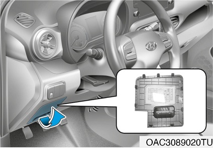 Hyundai i10 III (2020) - skrzynka bezpieczników i przekaźników