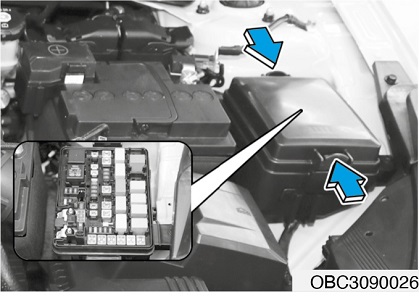 Hyundai i20 (2021-2022) - skrzynka bezpieczników i przekaźników