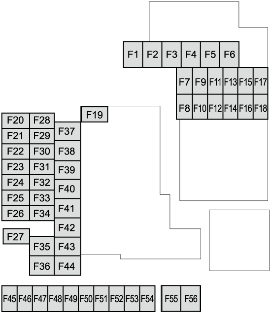 Mazda CX-50 (2023) - skrzynka bezpieczników i przekaźników