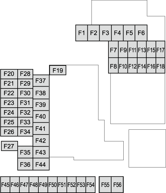 Mazda MX-30 EV (2022) - skrzynka bezpieczników i przekaźników