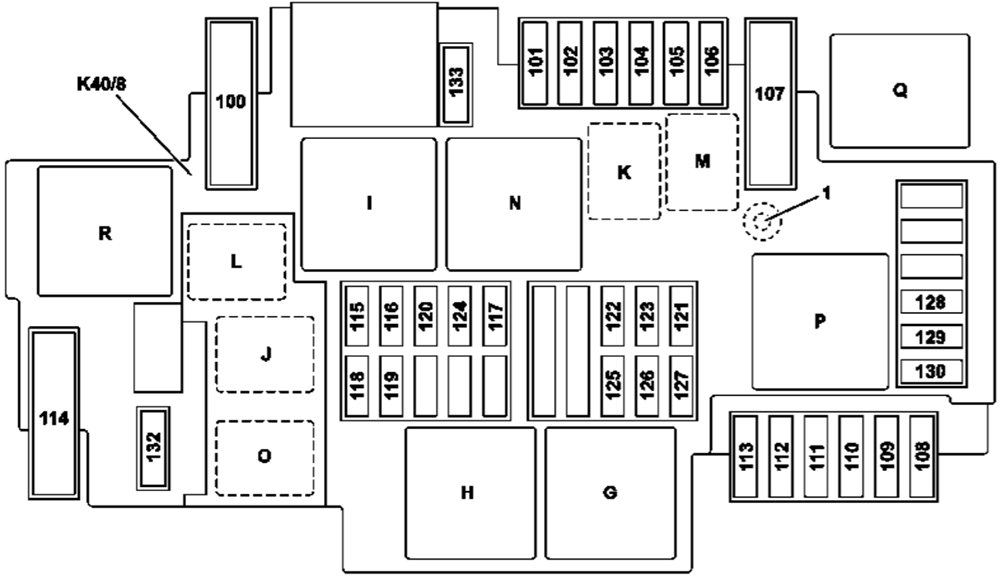 Mercedes-Benz Klasy E W213 (2017-2020) - skrzynka bezpieczników i przekaźników