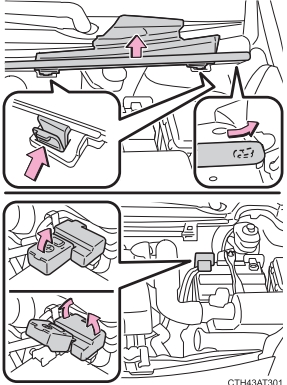 Toyota Verso-S (2010-2017) - skrzynka bezpieczników i przekaźników