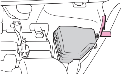 Toyota Verso-S (2010-2017) - skrzynka bezpieczników i przekaźników