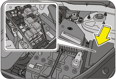 Mahindra XUV500 (2012-2014) - skrzynka bezpieczników i przekaźników