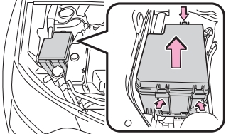 Toyota RAV4 XA40 (2013-2018) - skrzynka bezpieczników i przekaźników