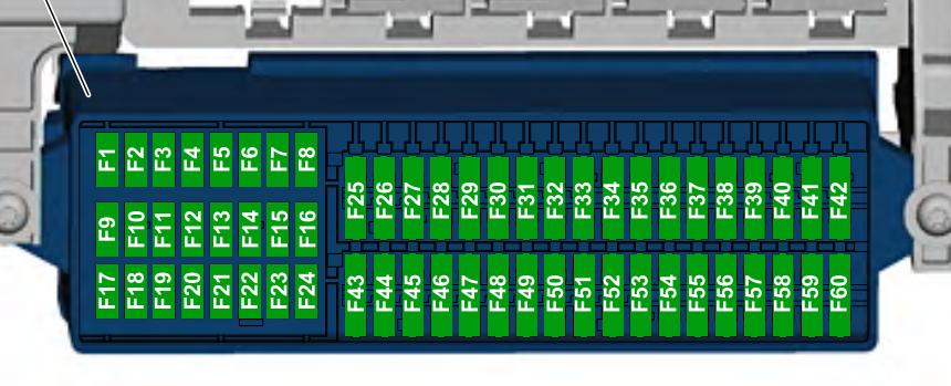 Volkswagen Jetta i Vento 6 (2010-2018) - skrzynka bezpieczników i przekaźników
