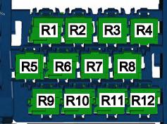 Volkswagen Jetta i Vento 6 (2010-2018) - skrzynka bezpieczników i przekaźników