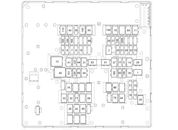 Ford Focus (2023) - skrzynka bezpieczników i przekaźników