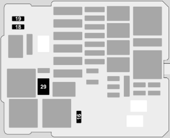 Opel Combo E (2019-2021) - skrzynka bezpieczników i przekaźników