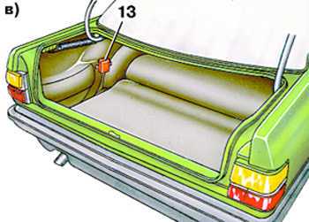 Audi 100 C3 (1982-1990) - skrzynka bezpieczników i przekaźników
