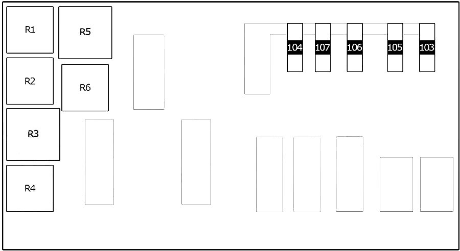 BMW X5 (E53) (1999-2006) - skrzynka bezpieczników i przekaźników