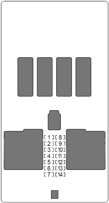 BMW X5 (F15) (2013-2018) - skrzynka bezpieczników i przekaźników