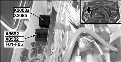 BMW X6 (E71-E72) (2007-2014) - skrzynka bezpieczników i przekaźników