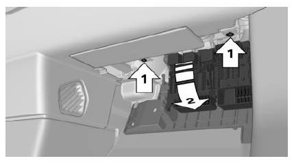 BMW i3 (2013-2022) - skrzynka bezpieczników i przekaźników